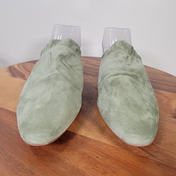 Matisse Vienna Sage Green Suede Women's Mules Size 9.5 - Picture 13 of 15